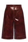 Ganni Leather shorts
