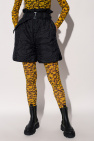 Ganni Quilted high-waisted shorts