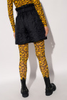 Ganni Quilted high-waisted shorts