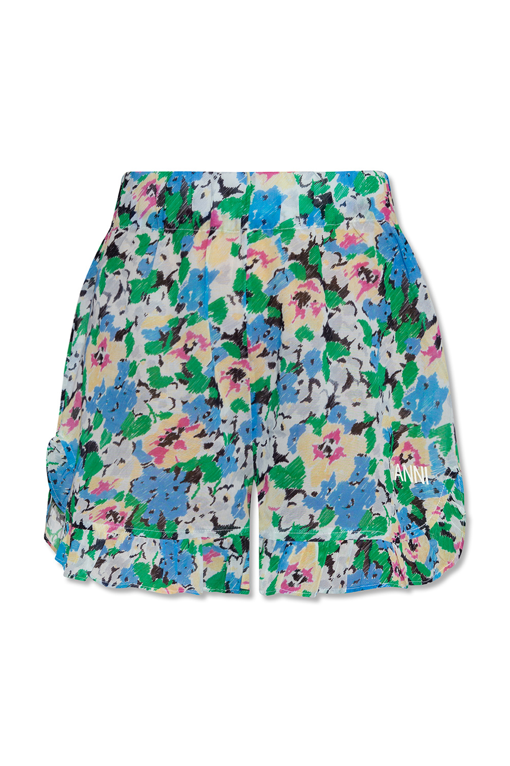 Ganni Floral shorts