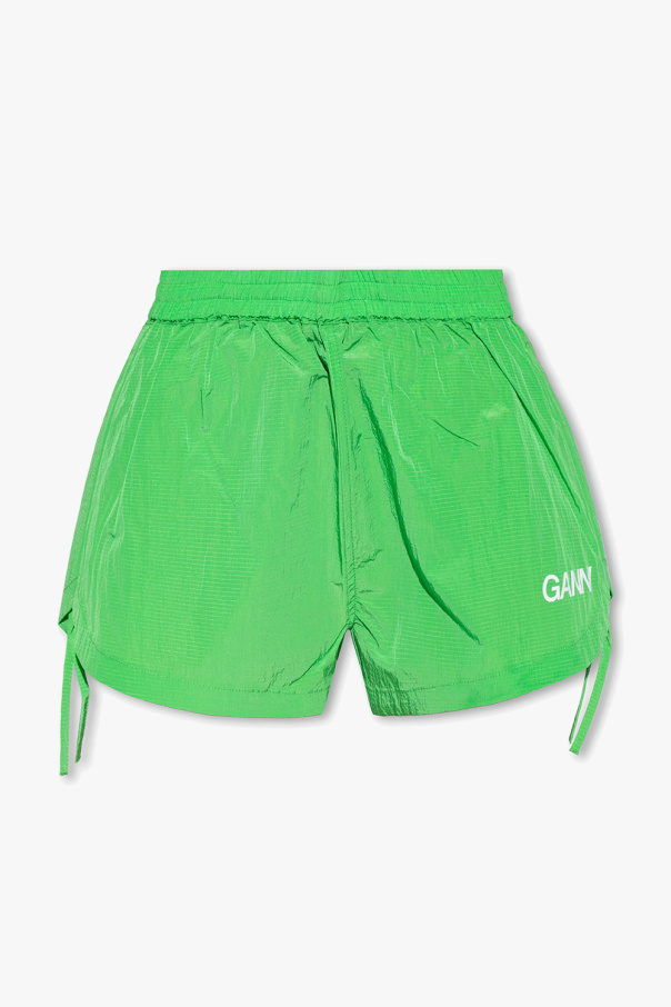 Ganni Shorts with logo