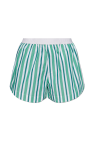 Ganni Striped pattern shorts