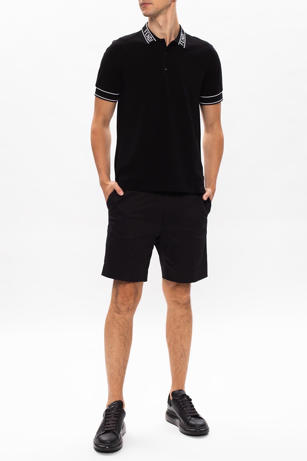 fendi biker Cotton shorts