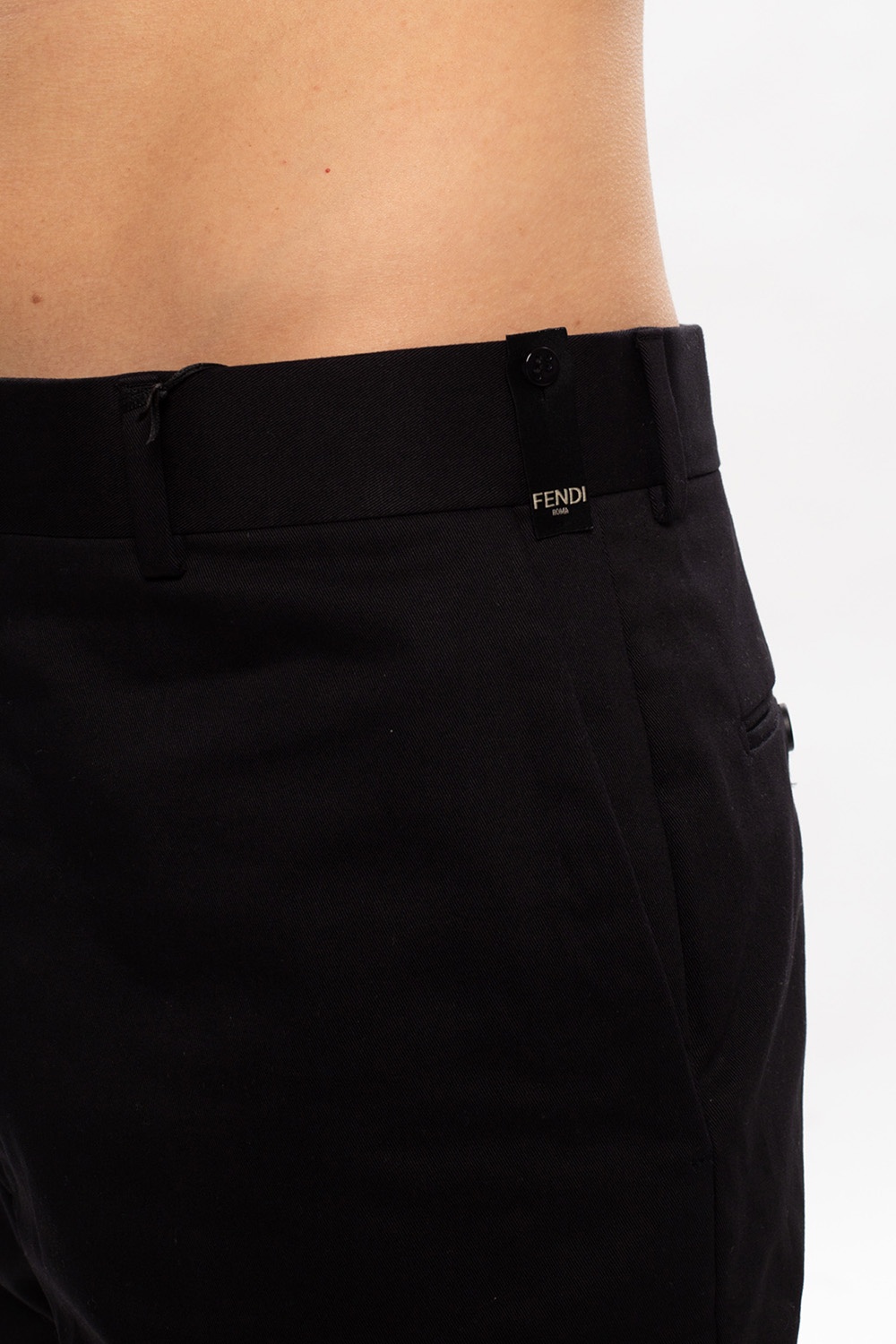 fendi biker Cotton shorts