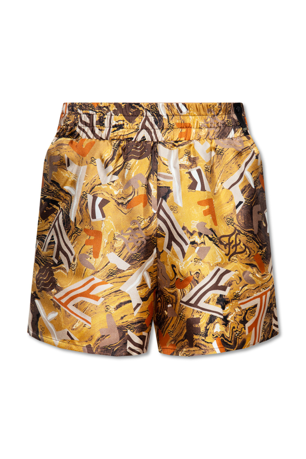 yellow fendi shorts