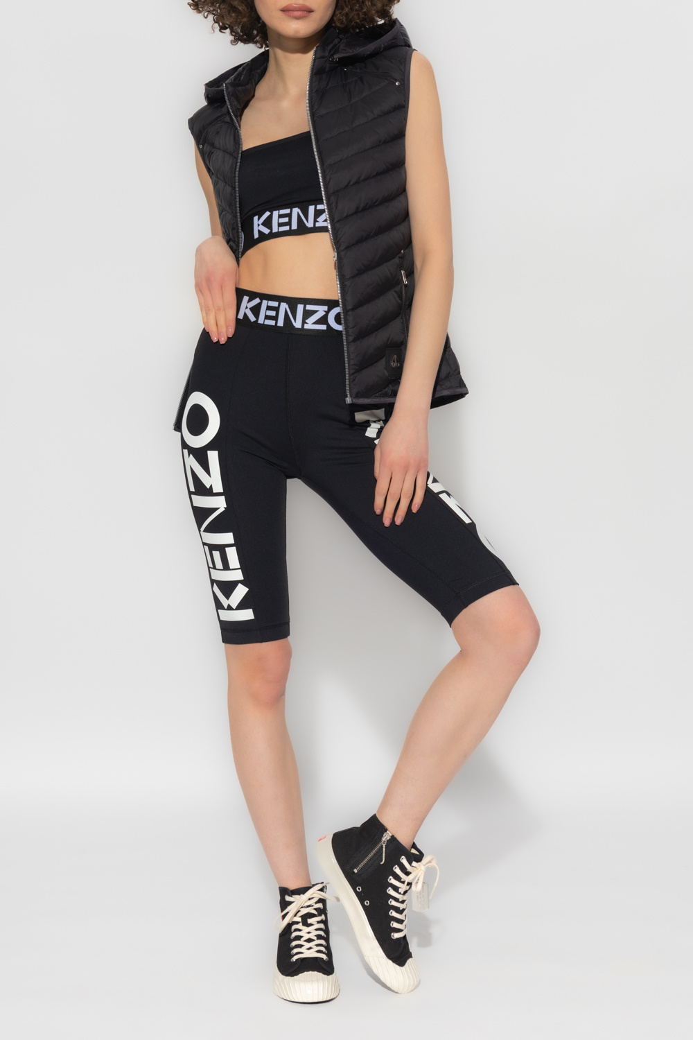 Kenzo Short leggings with logo