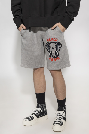Kenzo Shorts Stone with logo