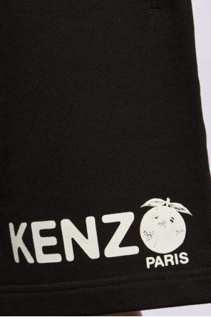 Kenzo Bawełniane szorty z logo