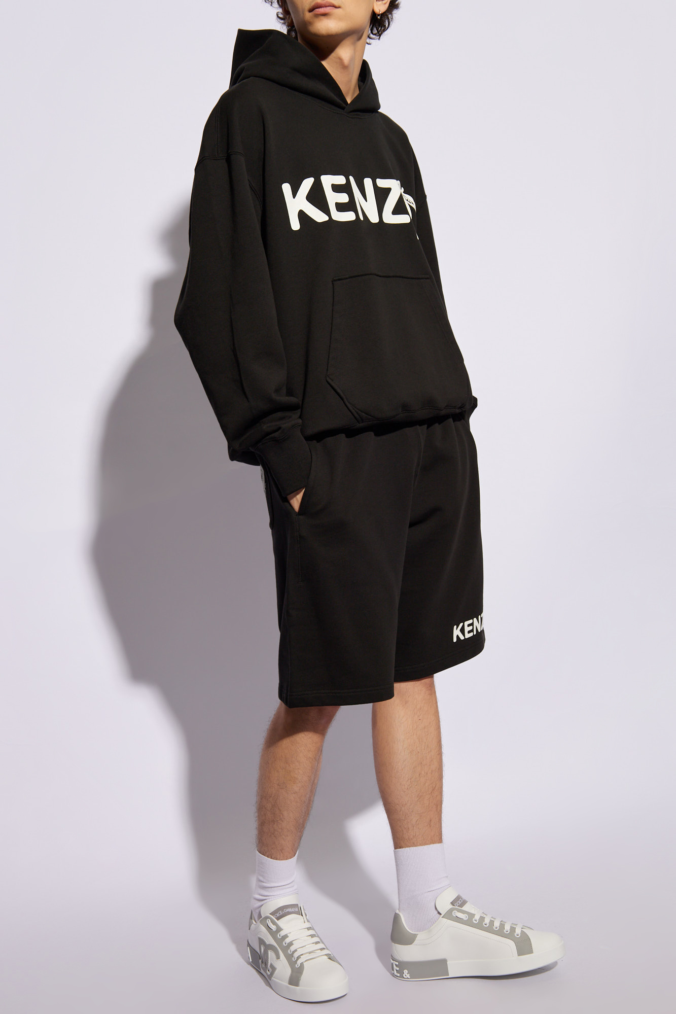 Kenzo Cotton shorts with logo