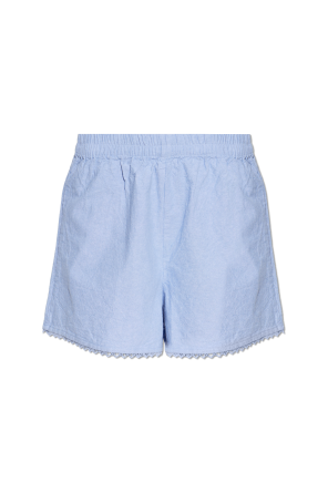 Shorts with decorative trim