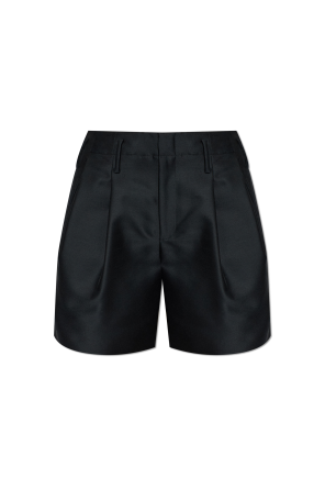 Pleated shorts