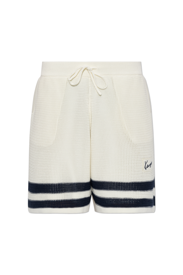 Shorts with a decorative weave od Kenzo
