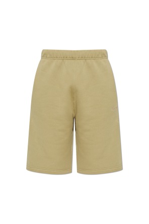 Pantalones cortos de algodón con logo bordado