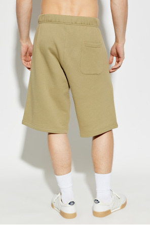 Kenzo Pantalones cortos de algodón con logo bordado