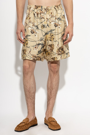 Kenzo Silk shorts with floral motif