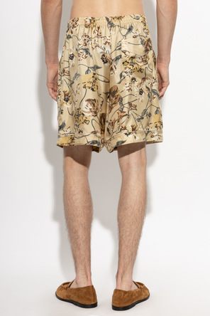 Kenzo Silk shorts with floral motif