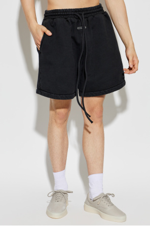Fear Of God Cotton shorts with logo patch