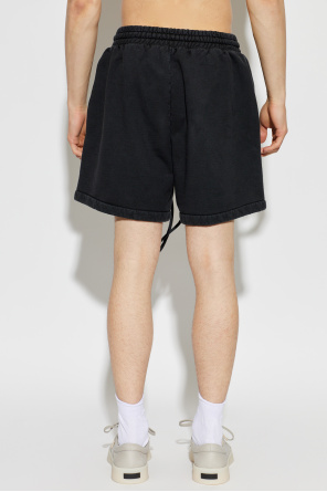 Fear Of God Cotton shorts with logo patch
