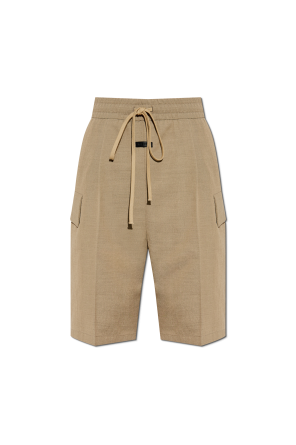 Pleated shorts