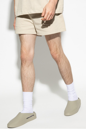 Aeron knee-length lambskin shorts Natori Marrone Cotton shorts