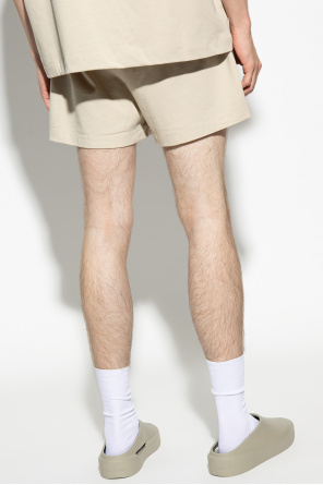 Aeron knee-length lambskin shorts Natori Marrone Cotton shorts