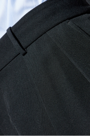 Balmain Wool pleated shorts