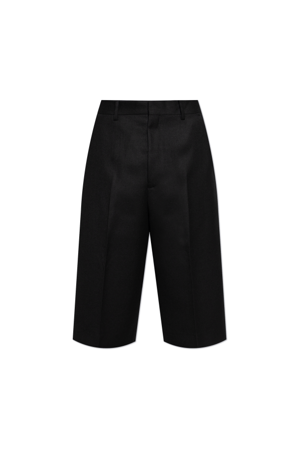 Acne Studios Wełniane bermudy w kant