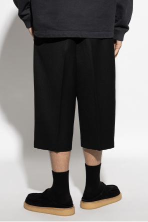 Acne Studios Wełniane bermudy w kant