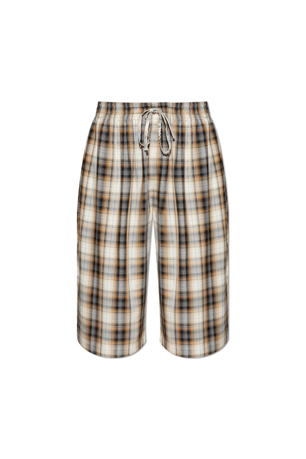 Plaid pattern shorts od Acne Studios