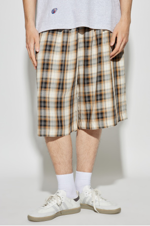 Acne Studios Plaid pattern shorts