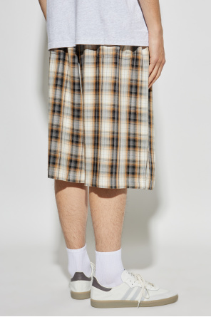 Acne Studios Plaid pattern shorts