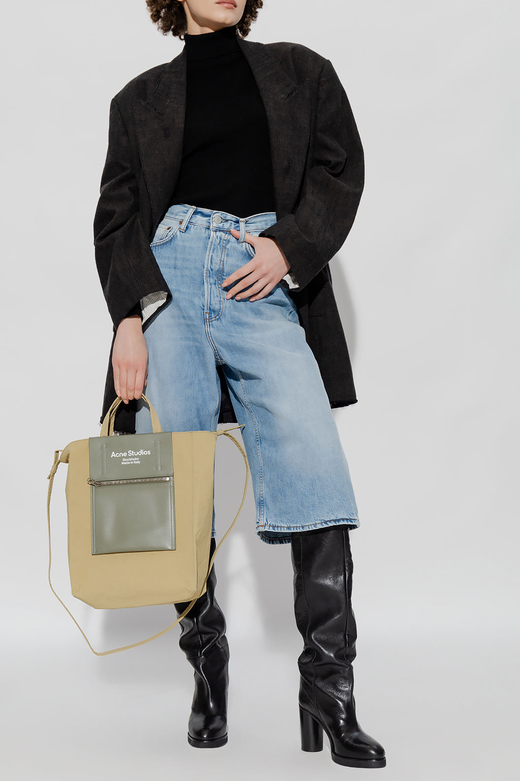 Acne Studios midi jeans with wide legs