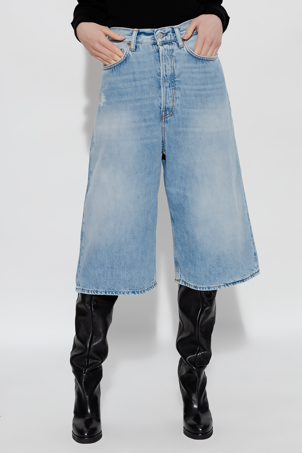 Acne Studios empire-line jeans with wide legs