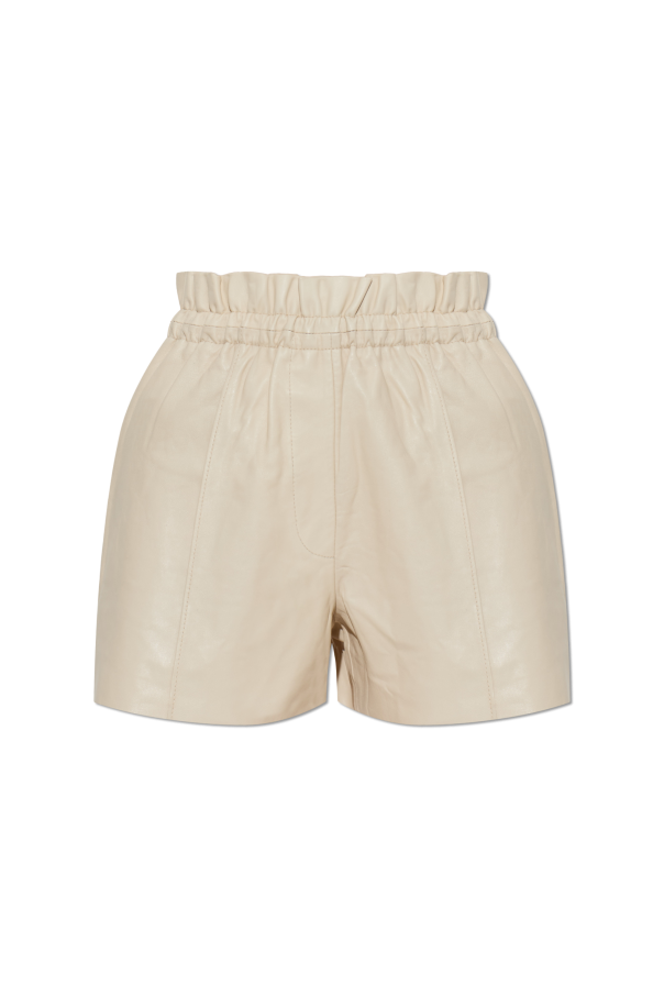 'Fran' leather shorts od AllSaints