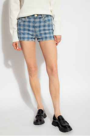 Midi Frill Dress Denim shorts