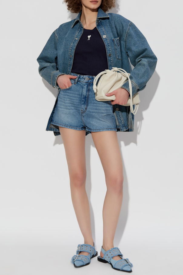Ami Alexandre Mattiussi Denim shorts