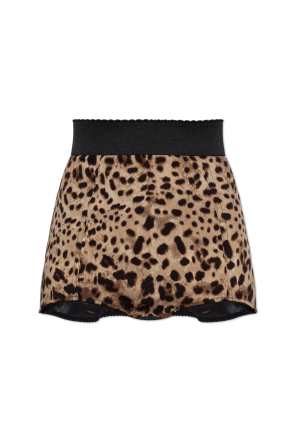 Pantalones cortos con estampado animal
