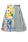 Dolce & Gabbana Patterned Pleated Skirt