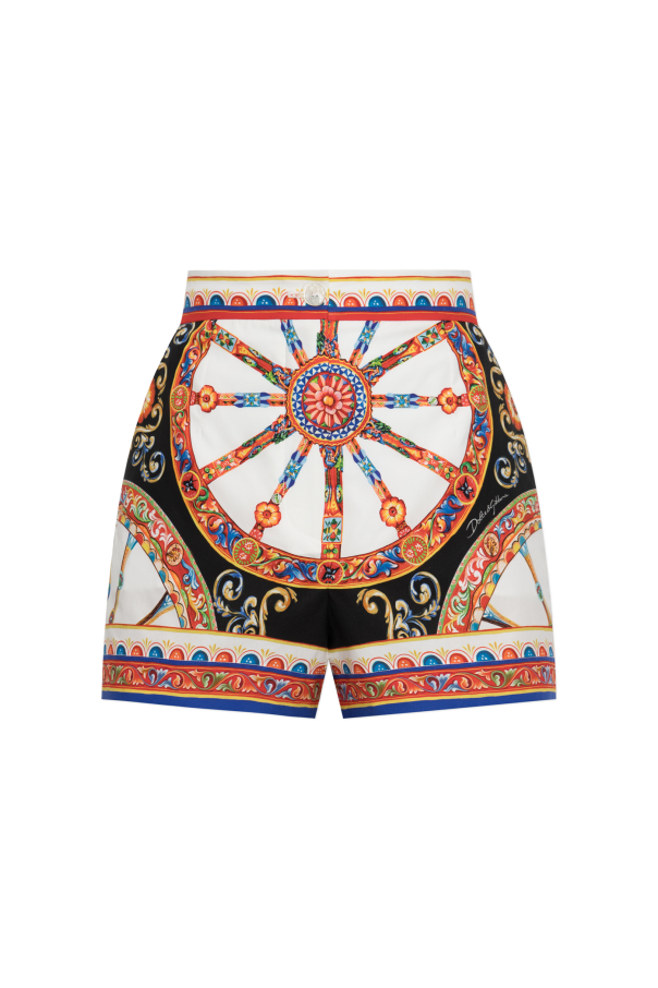 Shorts with 'Carretto' print od Dolce & Gabbana