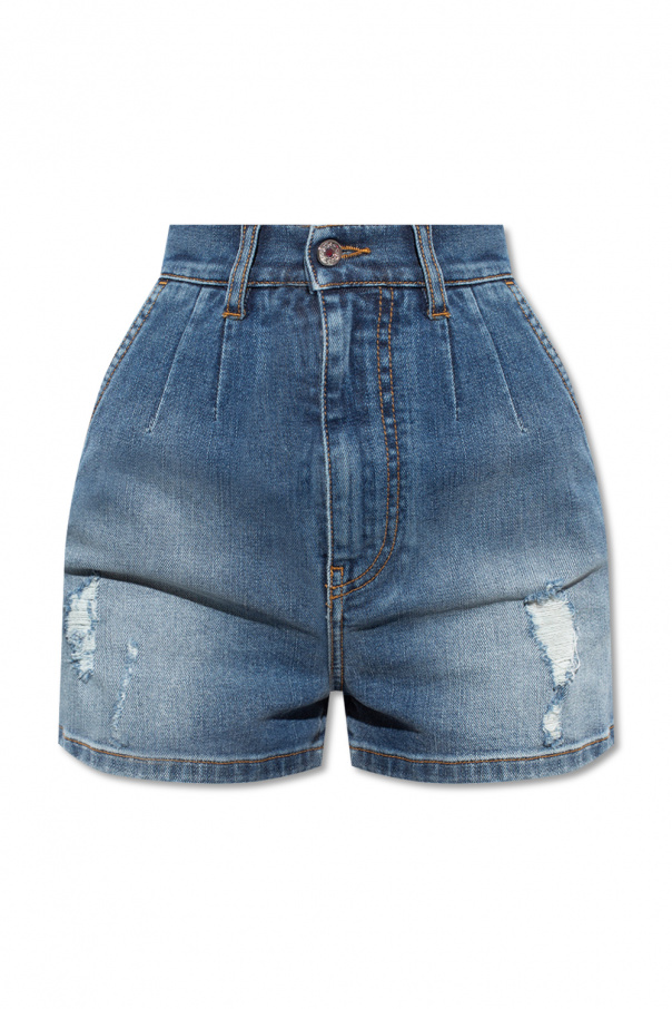 Dolce & Gabbana High-waisted denim shorts