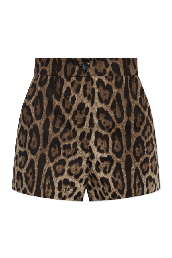 Animal print shorts od Dolce & Gabbana