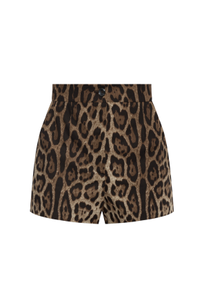 Pantalones cortos con estampado animal