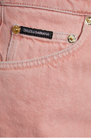 Dolce & Gabbana Pantalones cortos vaqueros con efecto vintage