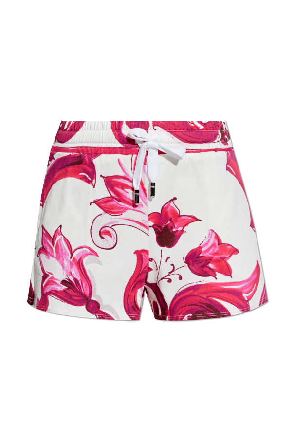 Dolce & Gabbana Shorts with Majolica pattern