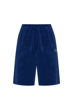 Frotte cotton shorts