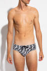 Fendi BLACK Monogrammed swim briefs