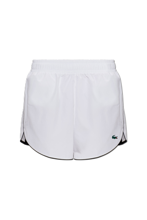 Shorts with logo patch