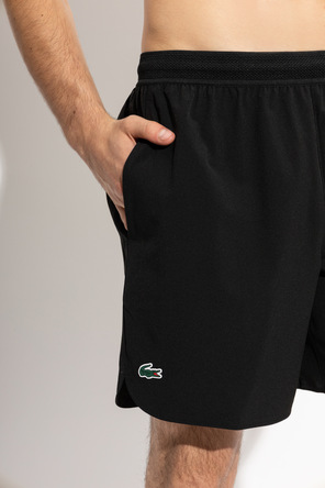 Lacoste Logo patch shorts