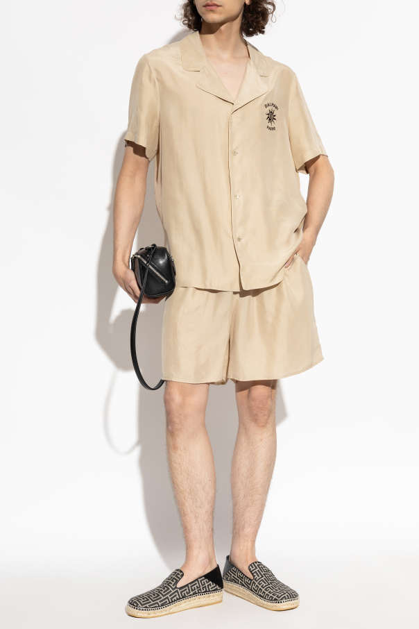 Balmain Silk shorts