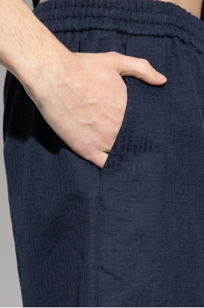 Balmain Shorts mit Monogramm